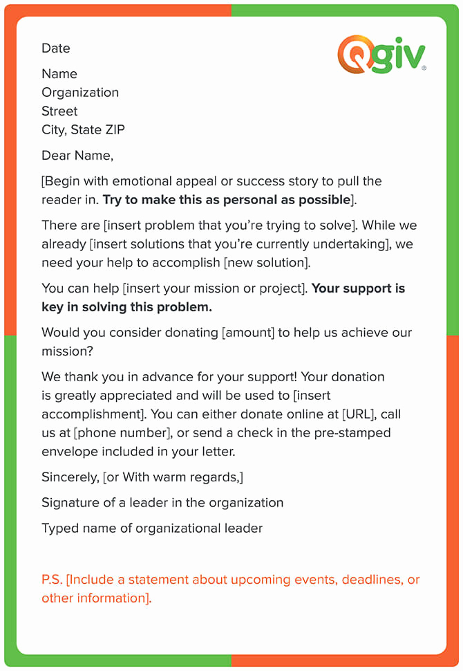 In Kind Donation Letter Inspirational 9 Awesome and Effective Fundraising Letter Templates