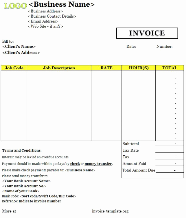 Independent Contractor Invoice Template Unique Lovely 26 Design Independent Contractor Billing Invoice