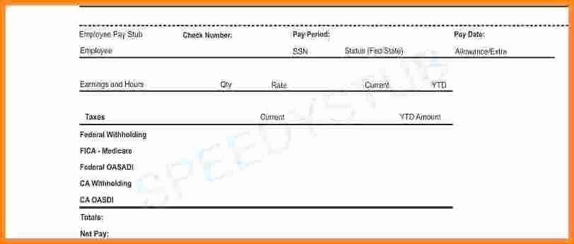 Independent Contractor Pay Stub Template Awesome 7 Independent Contractor Pay Stub