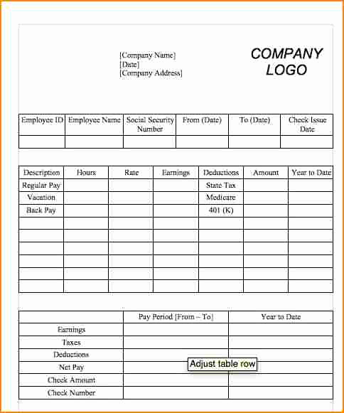 Independent Contractor Pay Stub Template Luxury 12 Pay Stub for Independent Contractor Template