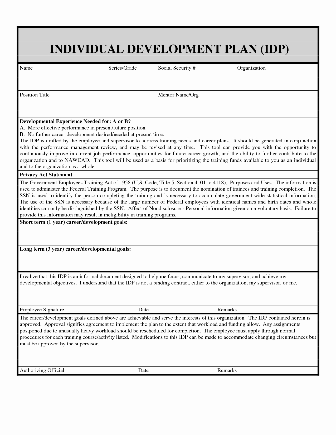 30 Individual Development Plan Examples Tate Publishing News