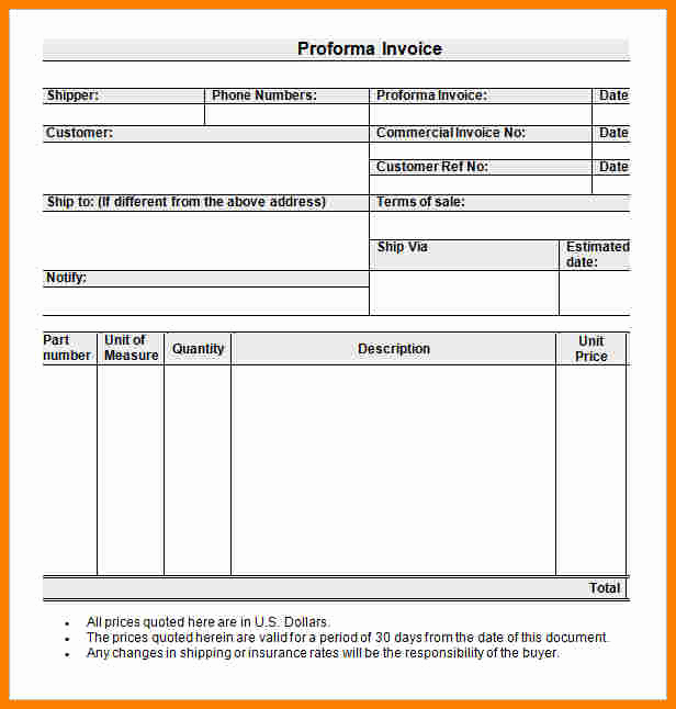 Invoice format In Word Best Of 6 Bill format In Word Doc
