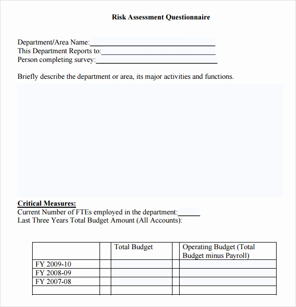 It Risk assessment Template Elegant Sample It Risk assessment Template 12 Free Documents In