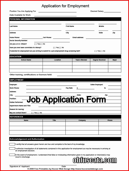 Job Application form Template Fresh where Can You Find A Job Application form Template