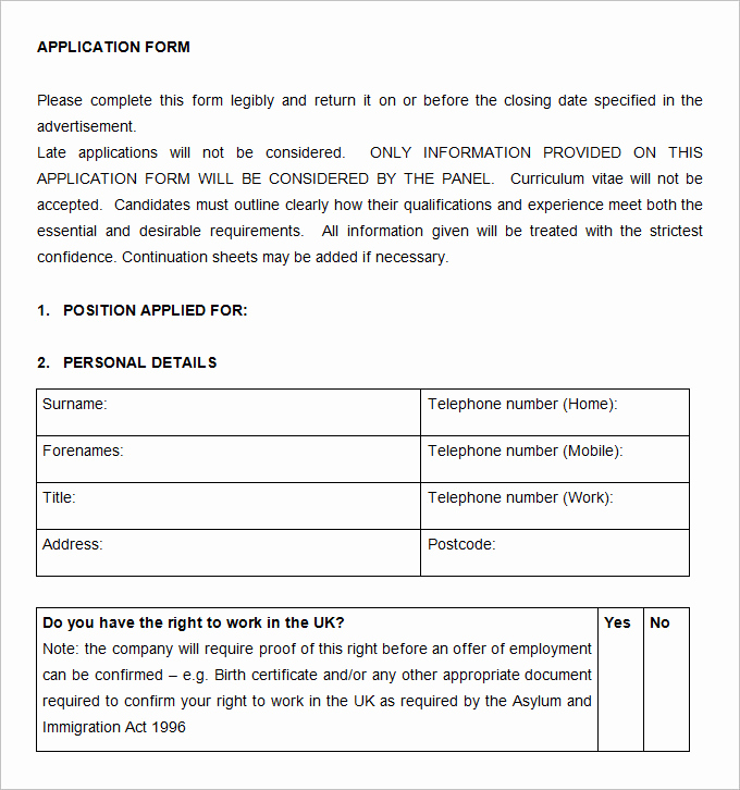 Job Application Template Doc Fresh 26 Hr Strategy Templates Free Sample Example format