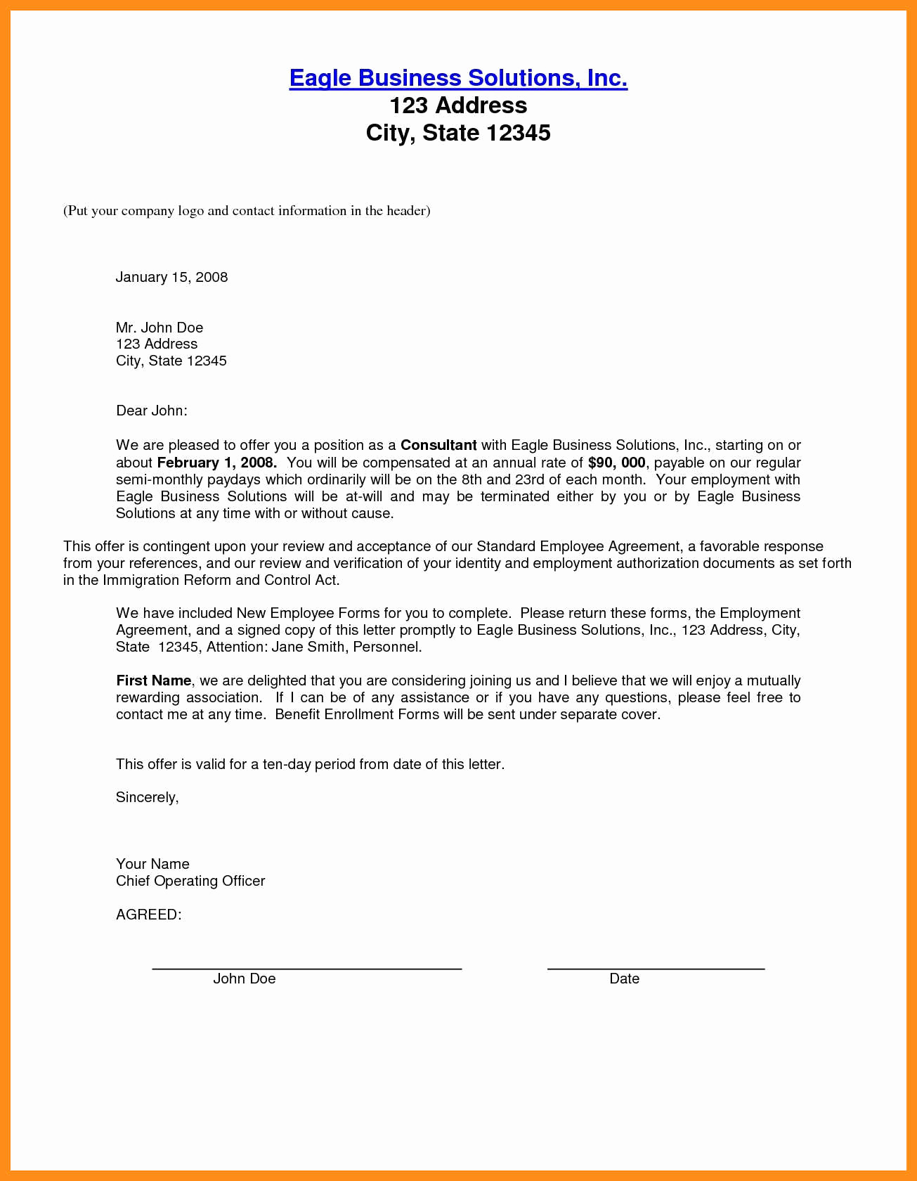 Job Offer Negotiation Letter Sample Awesome 12 13 Counter Offer Letter Samples