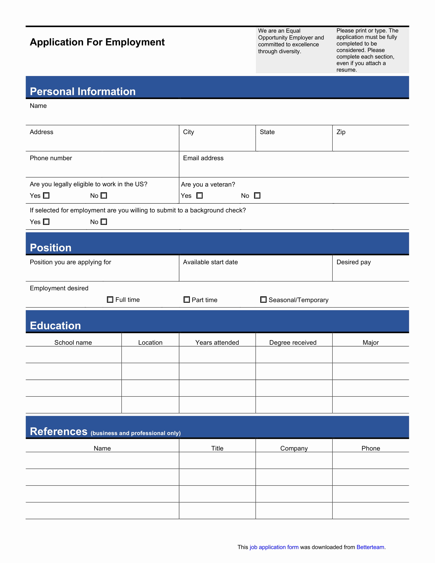Jobs Application form Pdf Awesome 14 Employment Application form Examples Pdf