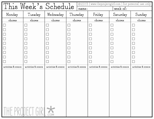 Kids Chore Chart Template Lovely Best 25 Weekly Chore Charts Ideas On Pinterest
