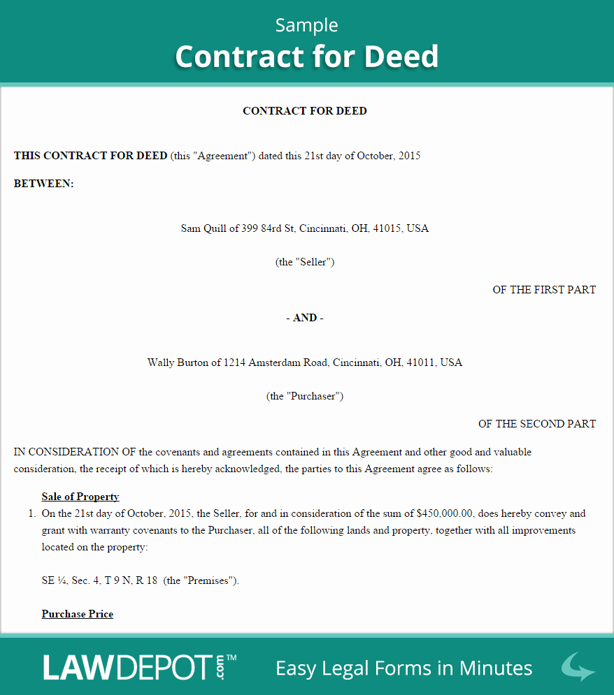 Land Purchase Agreement form Pdf Beautiful Land Contract forms