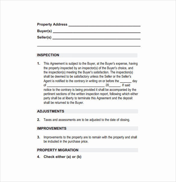 Land Purchase Agreement form Pdf Inspirational Land Purchase Agreement Template 17 Download Free