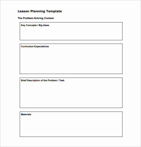 Lesson Plan Template Free New 7 Teacher Lesson Plan Templates Doc Pdf Excel