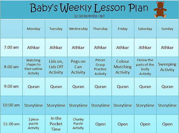 Lesson Plans for toddlers Inspirational Ideas Calendars for Homeschooling 9 12 Months and 12 18