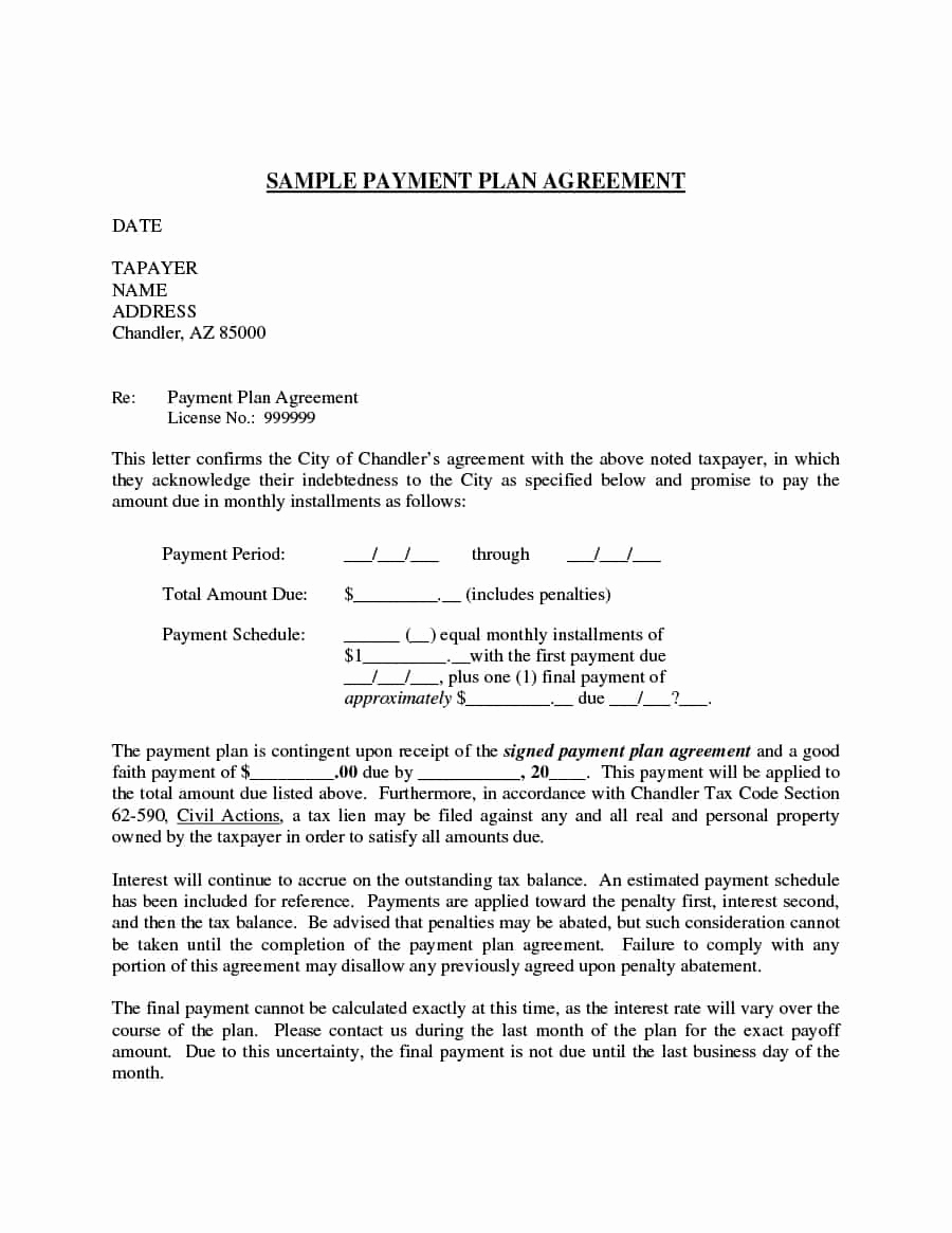 Letter Of Agreement Template Elegant Payment Agreement 40 Templates &amp; Contracts Template Lab