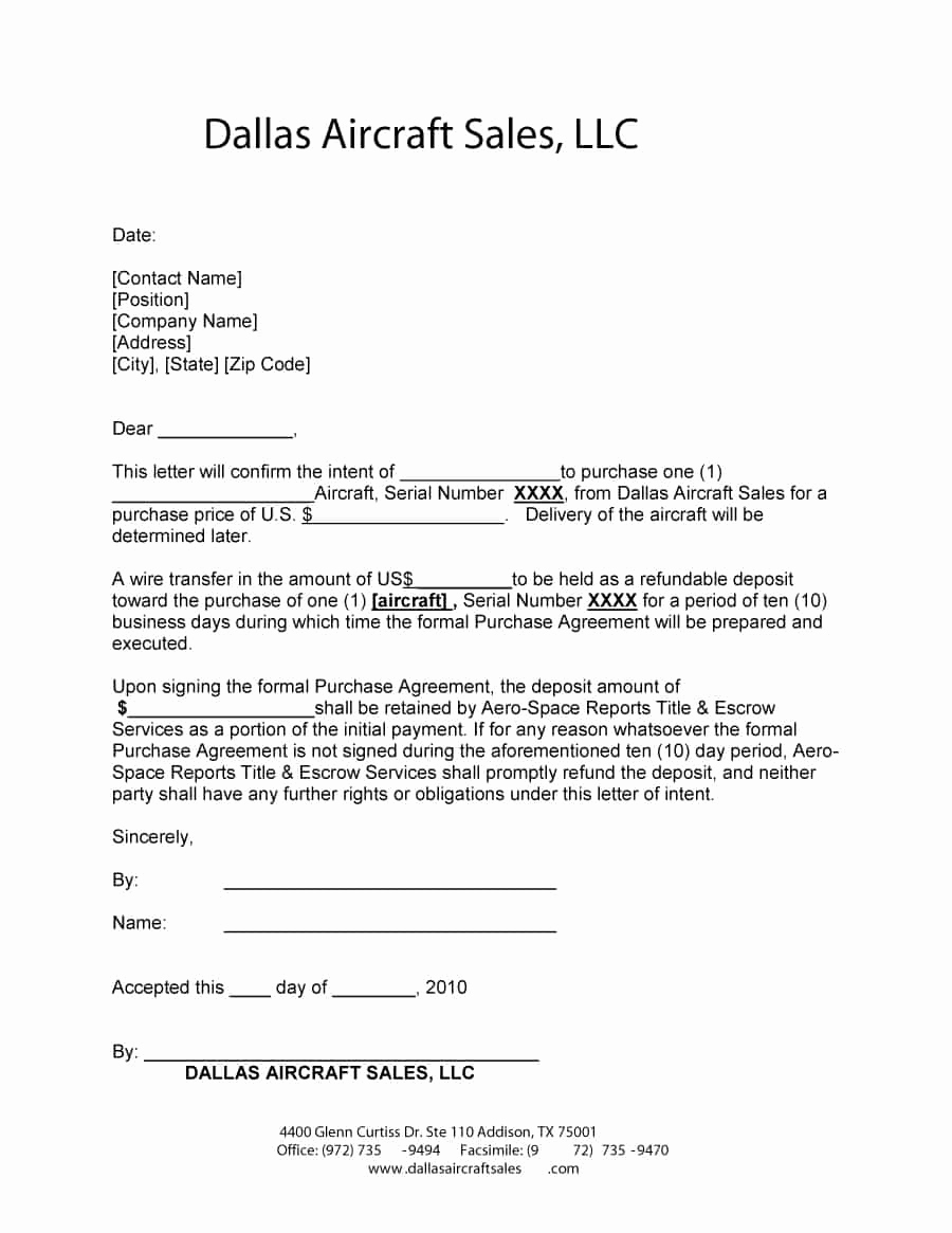 Letter Of Intent for Business Best Of 40 Letter Of Intent Templates &amp; Samples [for Job School