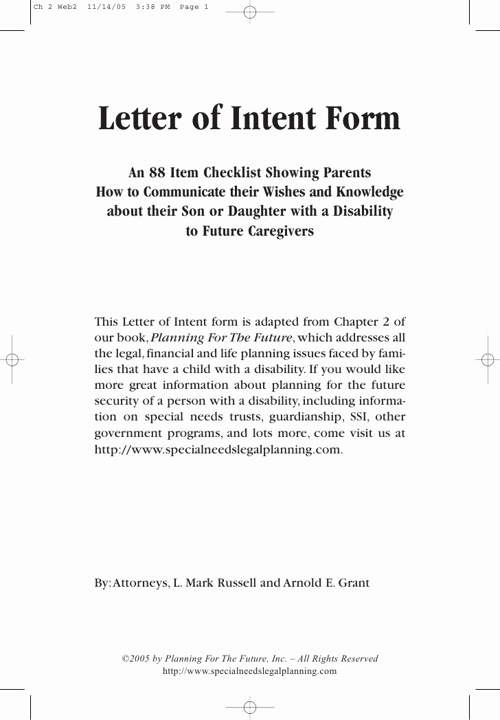 Letter Of Intent Samples Best Of Printable Sample Letter Intent Template form