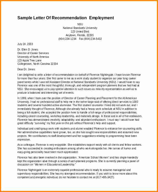 Letter Of Recommendation From Employer Best Of 6 Examples Of Professional Letters Of Re Mendation