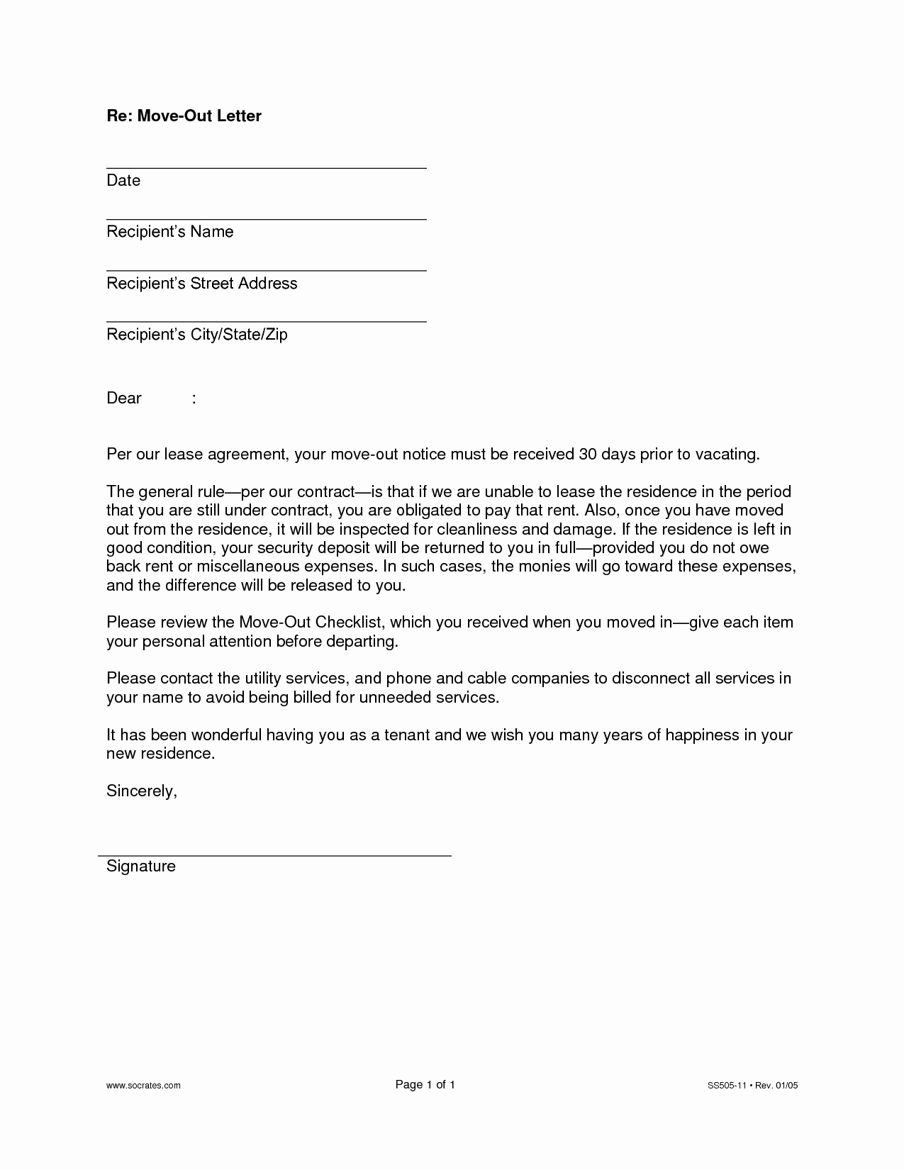 Letter to Landlord Moving Out Inspirational How to Write A Move Out Notice Template