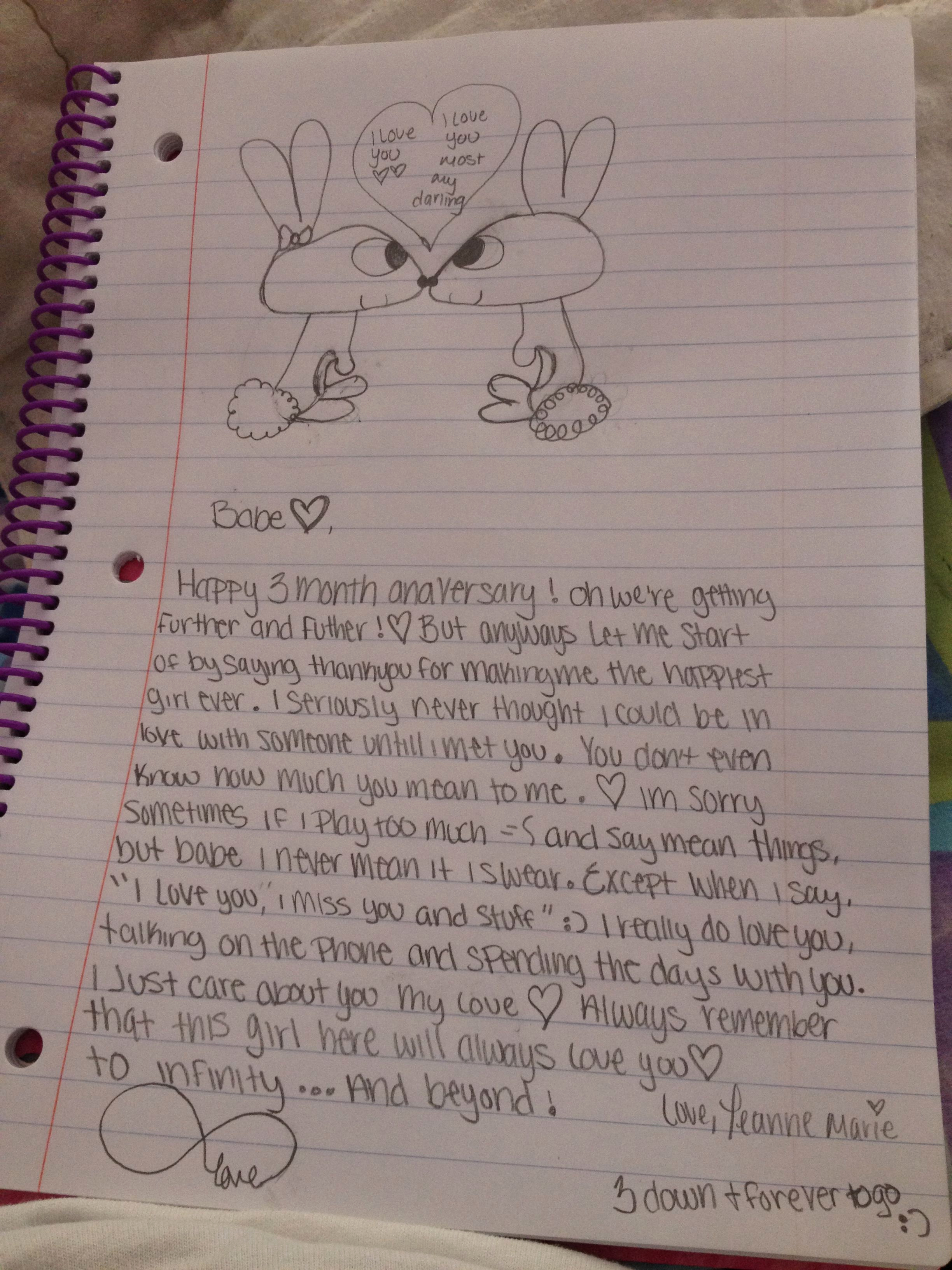 Letter to My Boyfriend Elegant Cute Love Letter I Wrote This for My Boyfriend then He