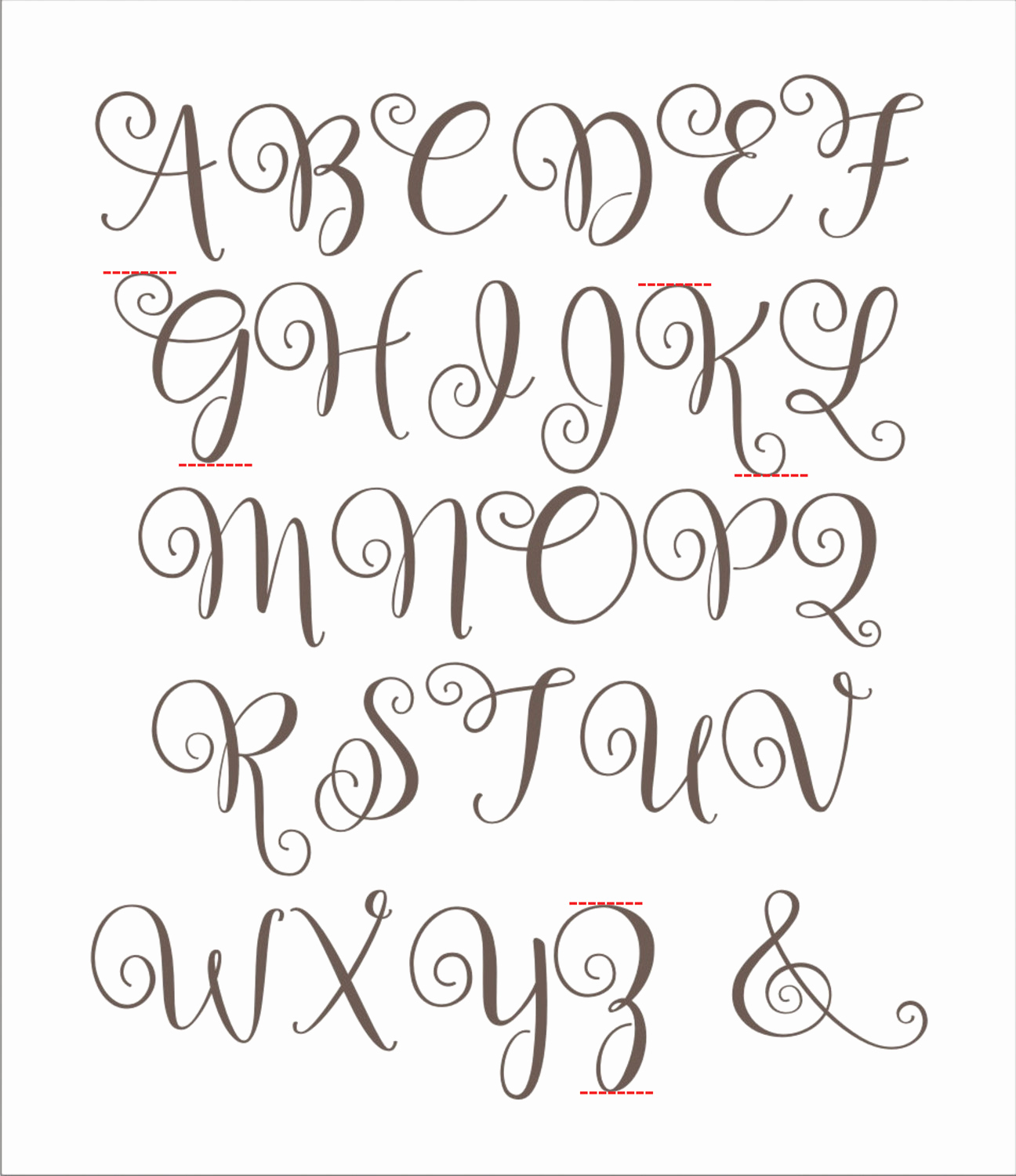 Lettering Stencils to Print Lovely Alphabet Reusable Stencil Bal2014 A Z Letters Available