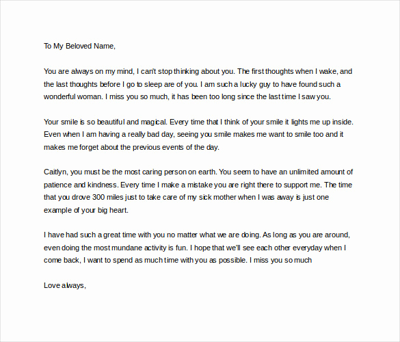 Love Letter to Girlfriend Beautiful 12 Love Letter Templates to Girlfriend