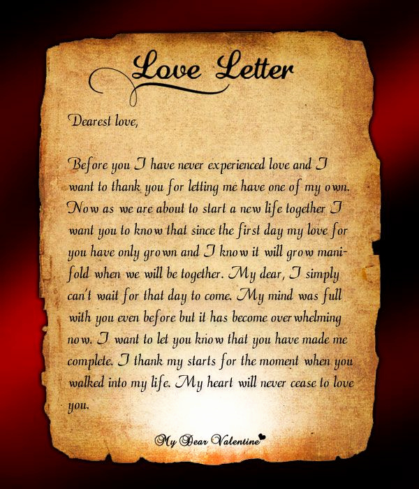 Love Letter to My Wife Beautiful Love Letter to Fiance However Can Differ A Little From the