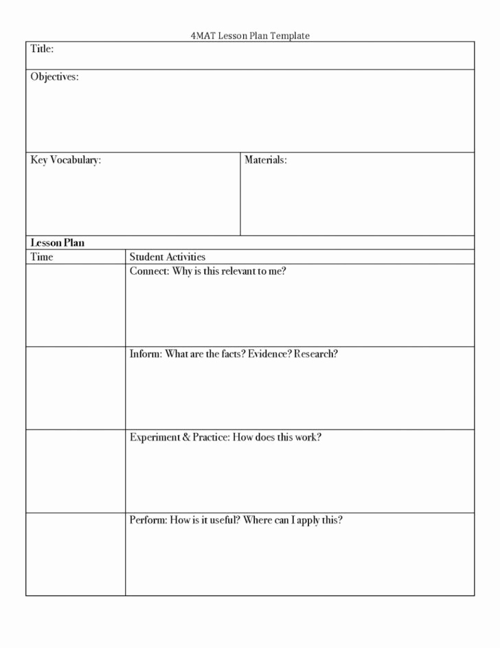 Madeline Hunter Lesson Plan Example Unique Madeline Hunter Lesson Plan Blank Template – Free Download