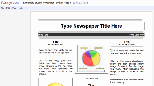 Magazine Template Google Docs Awesome Duh