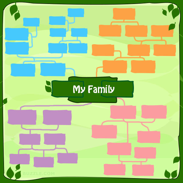 Make Your Own Family Tree Beautiful Make Your Own Family Tree Printable Family Tree Template 3