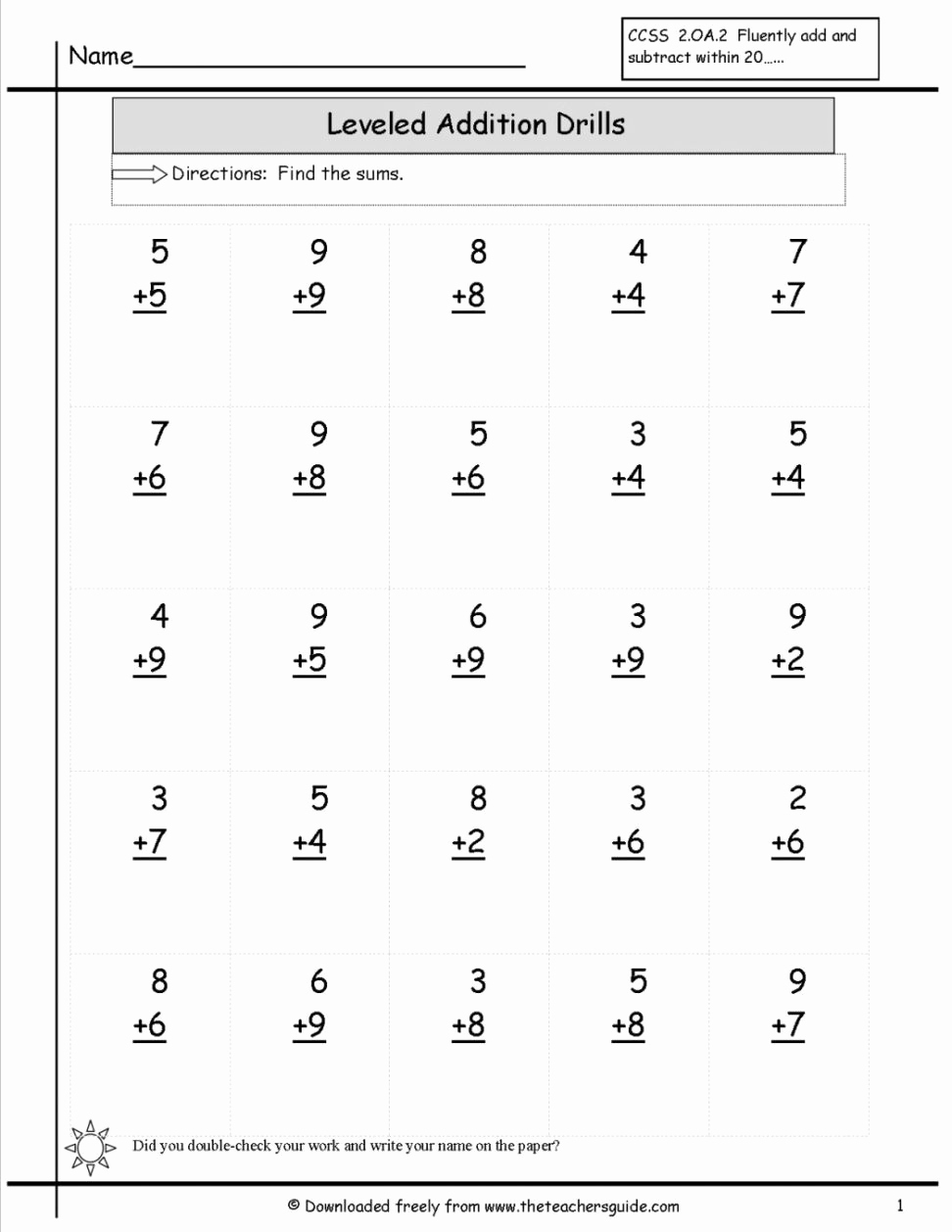 Math Addition and Subtraction Worksheets Lovely Free Printable Addition Worksheets Chapter 2 Worksheet