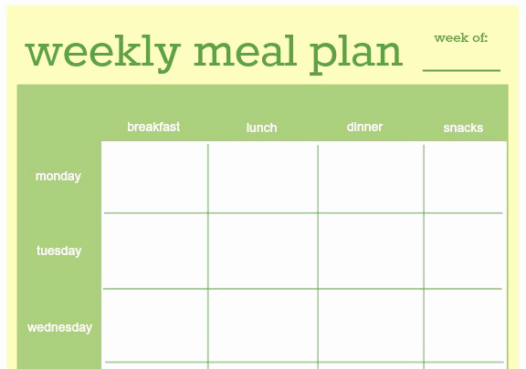 Meal Plan Template Excel Luxury 18 Free Plan Templates Excel Pdf formats