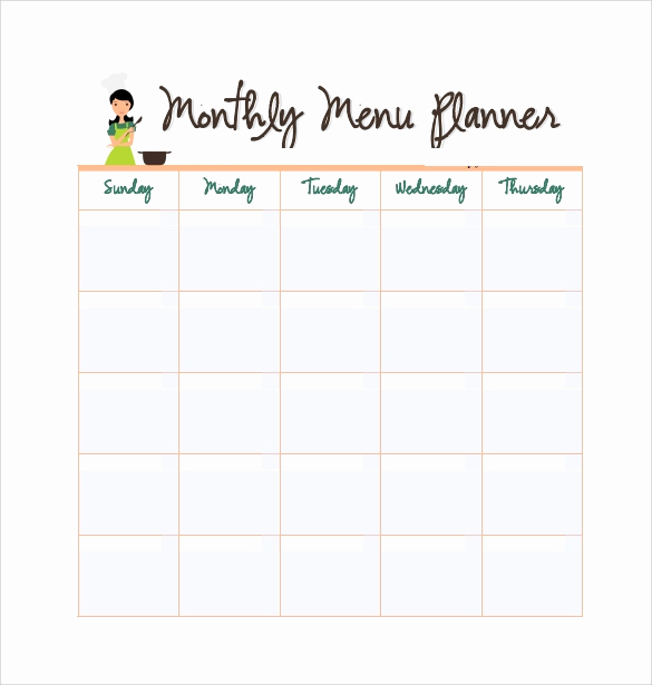 Meal Plan Template Pdf Fresh 18 Meal Planning Templates Pdf Excel Word
