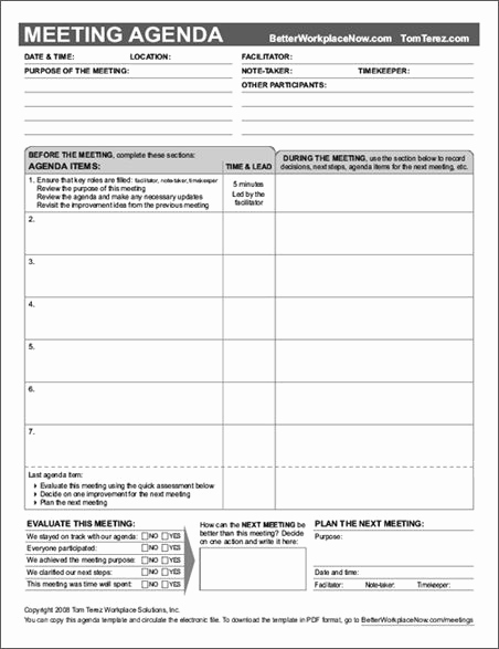 Meeting Minutes Template Doc Unique Effective Meeting Templates