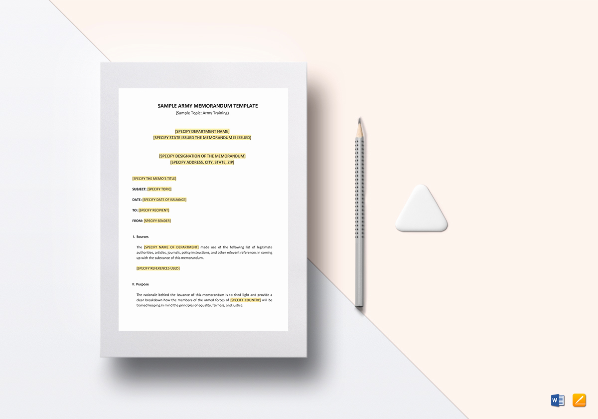 Memo Template Google Docs Lovely Army Memorandum Template In Word Google Docs Apple Pages