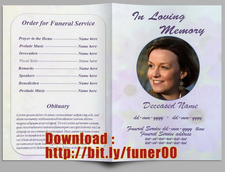 Memorial Services Program Template Inspirational 17 Best Ideas About Memorial Service Program On Pinterest