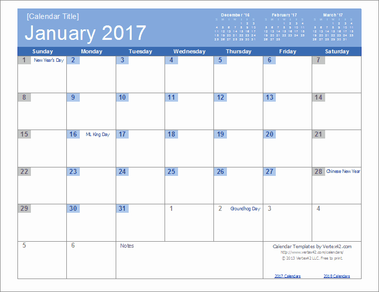 Microsoft Office Calendar Templates 2019 Best Of 2017 Calendar Templates and