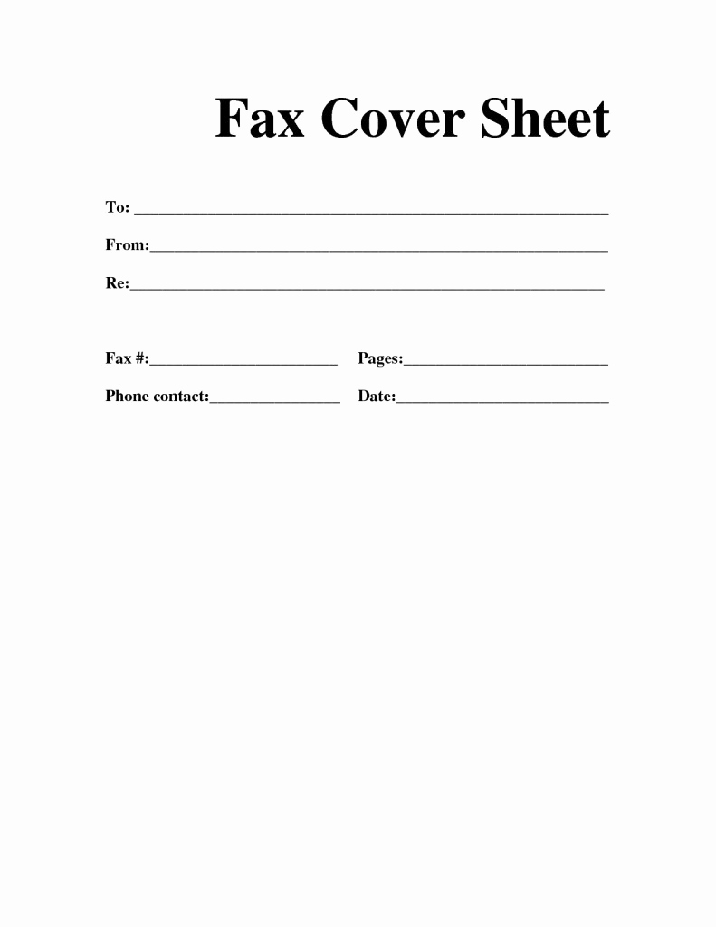 Microsoft Word Fax Cover Sheet Beautiful Download Fax Cover Sheet Templates Pdf Printable