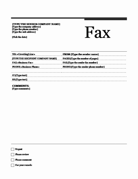 Microsoft Word Fax Cover Sheet Fresh Other Template Category Page 1 Mogency