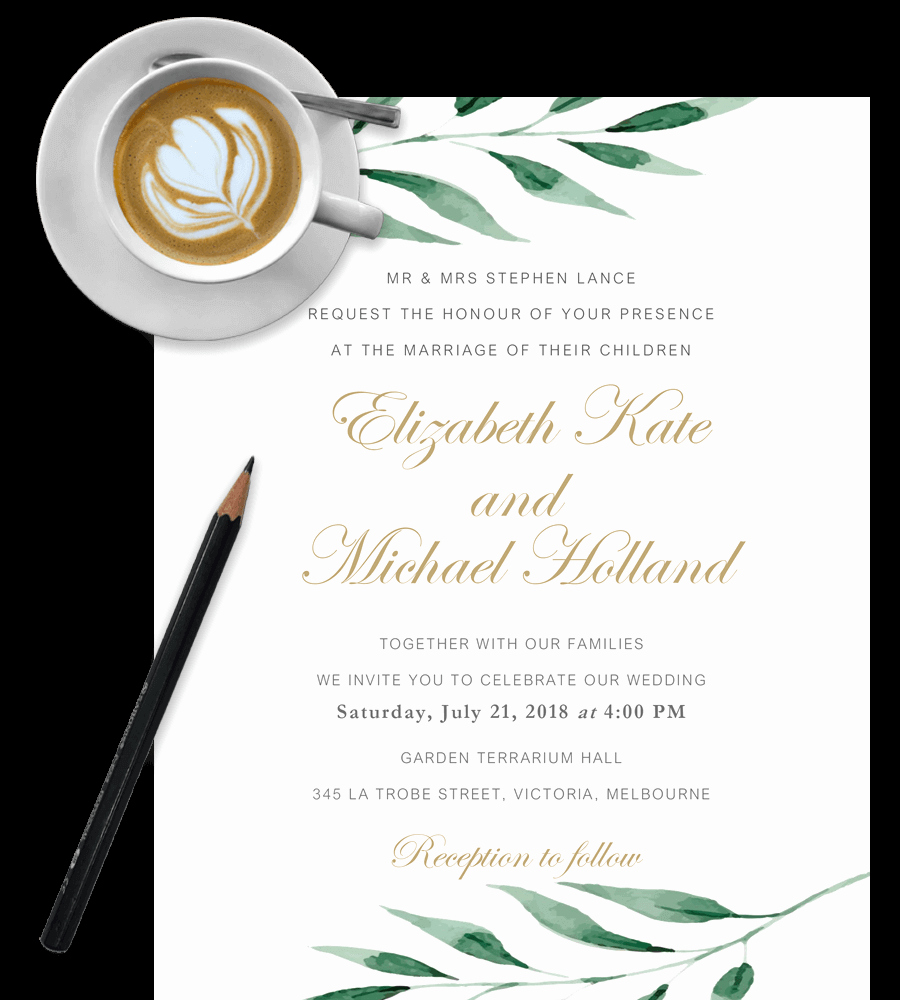 Microsoft Word Invitation Templates Elegant Free Wedding Invitation Templates In Word [download