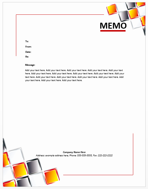Microsoft Word Memo Templates Elegant Memo Word Templates – Microsoft Word Templates