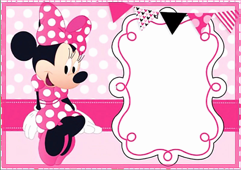 Minnie Mouse Invitation Template Awesome the Largest Collection Of Free Minnie Mouse Invitation