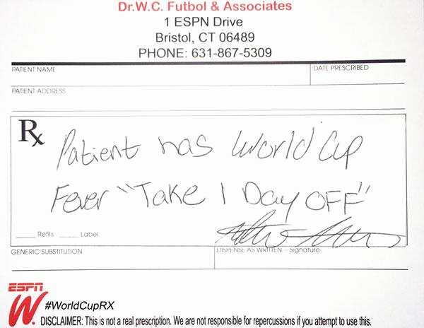 Minute Clinic Doctors Note Elegant Espnw On Twitter &quot;need A Doctor S Note to Miss Work for