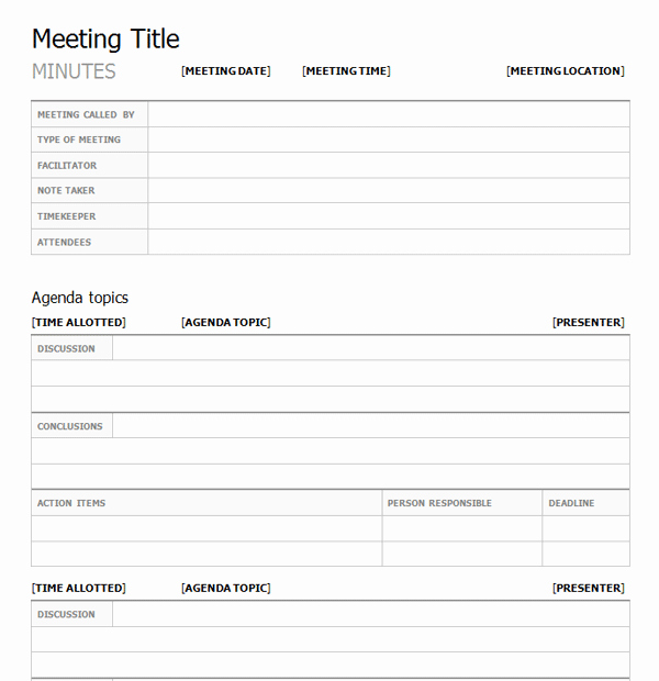 Minutes Of Meeting format New What are the Elements Of A Meeting Minutes Template