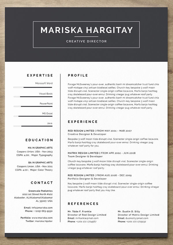 Modern Resume Template Word New 24 Free Resume Templates to Help You Land the Job