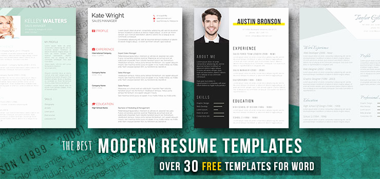 Modern Resume Template Word Unique Modern Resume Templates [35 Free Examples] Freesumes