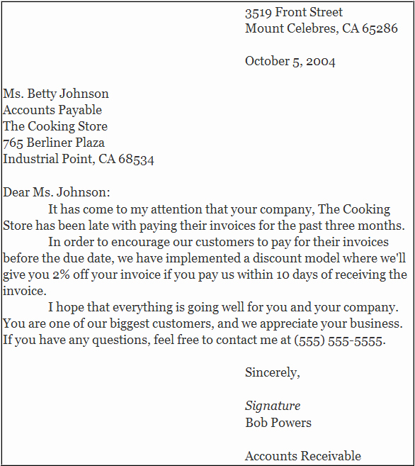 Modified Block Letter format New October 2012