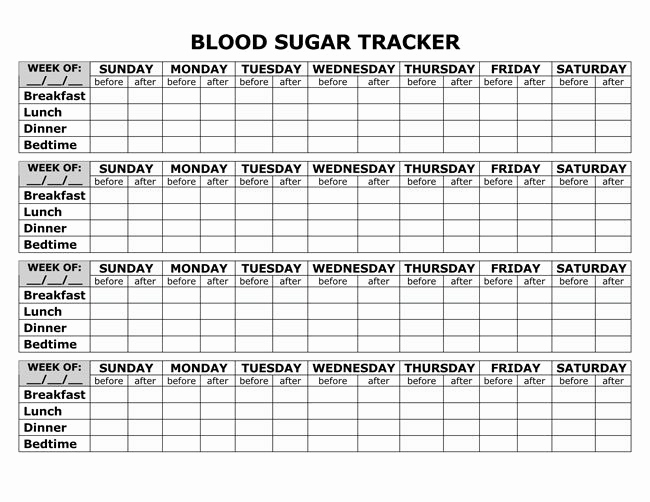 Monthly Blood Sugar Log Beautiful Free Blood Sugar Log Templates – Printable Documents