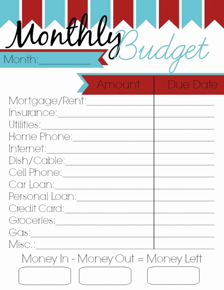 Monthly Budget Planner Template Unique Monthly Bud Printable Woman Of Many Roles