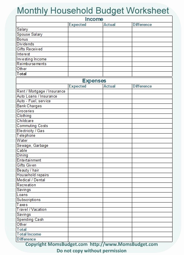 Monthly Household Budget Template Inspirational Best 25 Household Bud Ideas On Pinterest