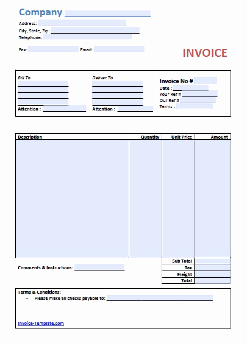 Ms Word Invoice Template Elegant Simple Invoice Template Word