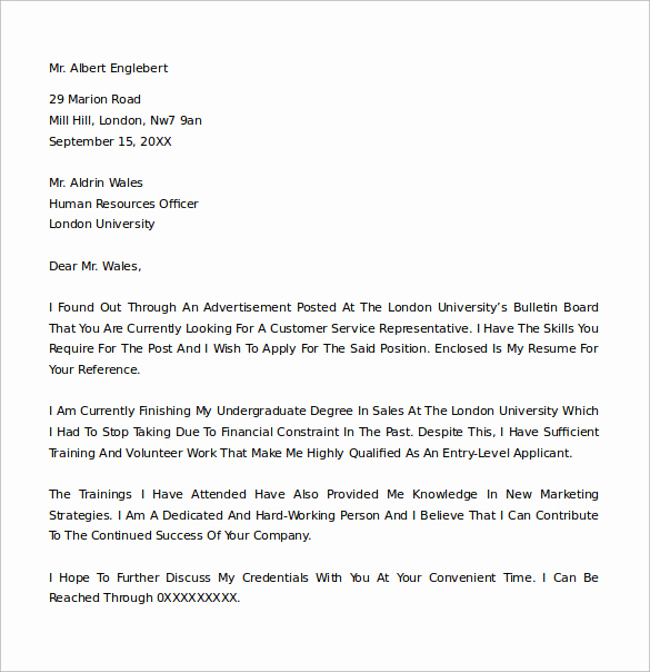 Ms Word Letter Templates Lovely 25 Cover Letter Example Download for Free
